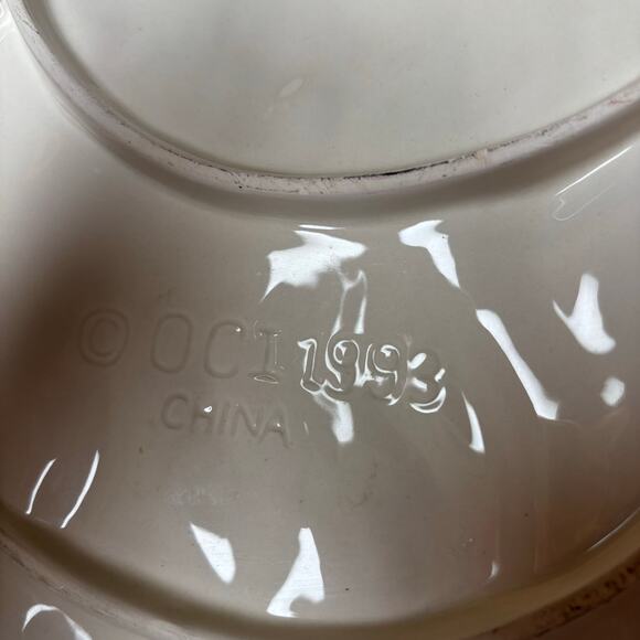 Vintage OCI Santa Serving Plate - Picture 4 of 5